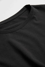 Camiseta interior de algodón para hombre de manga larga y cuello redondo